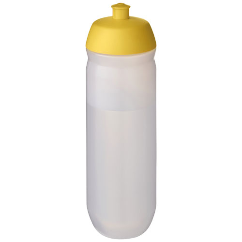 Bouteille de sport publicitaire 750 ml HydroFlex™ Clear Jaune givré
